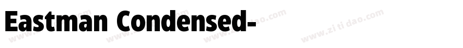 Eastman Condensed字体转换